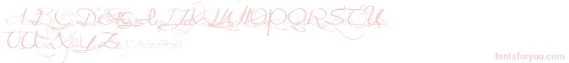 Onedaybeforerain Font – Pink Fonts on White Background