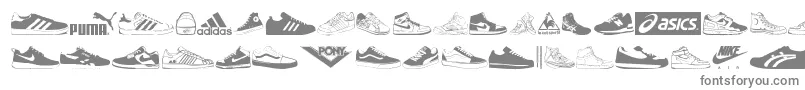 Подробнее о шрифте Sneakers Шрифт Sneakers – серые шрифты на белом фоне