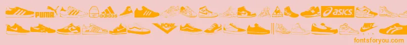 En savoir plus sur la police Sneakers Police Sneakers – polices orange sur fond rose