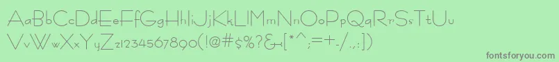 Fastrac ffy Font – Gray Fonts on Green Background