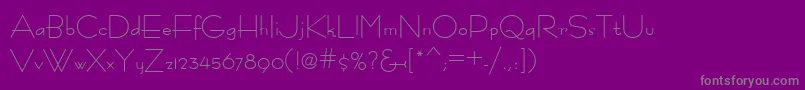 Fastrac ffy Font – Gray Fonts on Purple Background