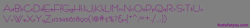 Шрифт Fastrac ffy – фиолетовые шрифты на сером фоне