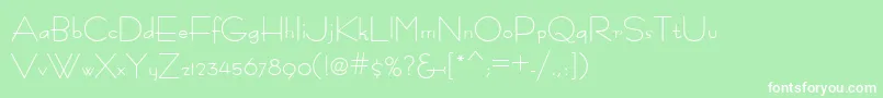 Fastrac ffy Font – White Fonts on Green Background