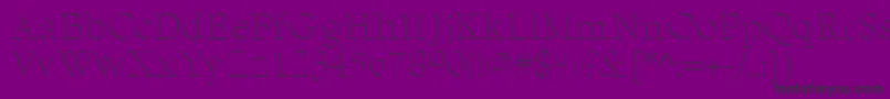 Embossn Font – Black Fonts on Purple Background