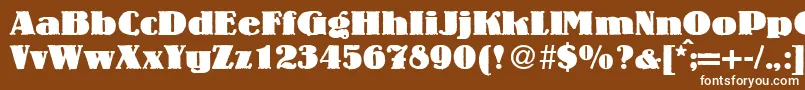 More about LouisheavyRegularDb Font LouisheavyRegularDb Font – White Fonts on Brown Background