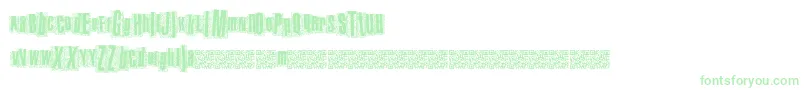 Metalatlas Font – Green Fonts on White Background