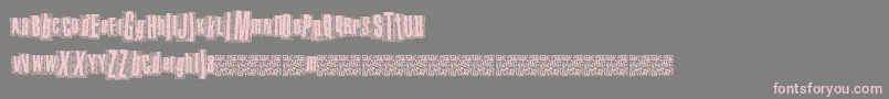 Metalatlas Font – Pink Fonts on Gray Background