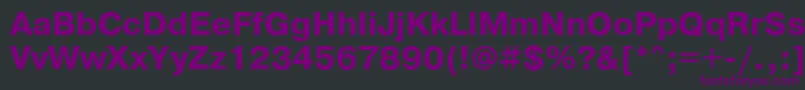 PragmaticacBold Font – Purple Fonts on Black Background