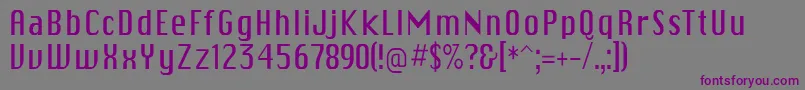 Skicargo Font – Purple Fonts on Gray Background