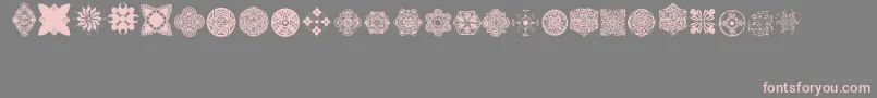Weitere Informationen zur AosGeo1-Schriftart AosGeo1-Schriftart – Rosa Schriften auf grauem Hintergrund