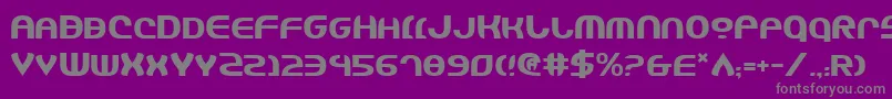 Jannshv2-Schriftart – Graue Schriften auf violettem Hintergrund