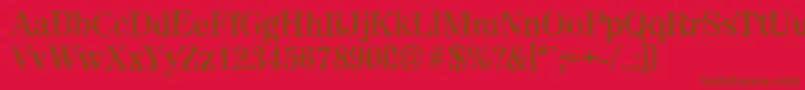 fuente ValenciarandomBold – Fuentes Marrones Sobre Fondo Rojo