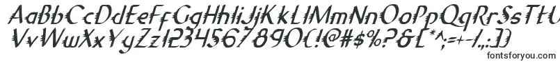 Gypsyroadci-fontti – Alkavat G:lla olevat fontit
