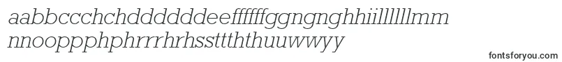 AstuteLightSsiLightItalic-Schriftart – walisische Schriften