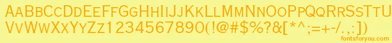 Más sobre la fuente CopperplateGothicLtTwentyNineAb fuente CopperplateGothicLtTwentyNineAb – Fuentes Naranjas Sobre Fondo Amarillo