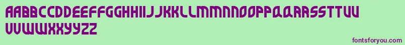 Superbefok Font – Purple Fonts on Green Background