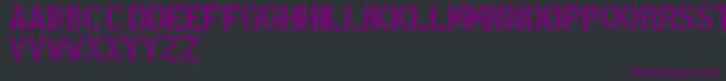 Więcej informacji o czcionce NdFont Czcionka NdFont – fioletowe czcionki na czarnym tle