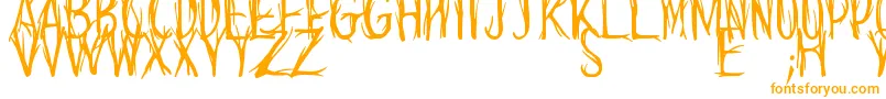 CantJudgeABookByItsCover Font – Orange Fonts on White Background