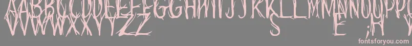 CantJudgeABookByItsCover Font – Pink Fonts on Gray Background