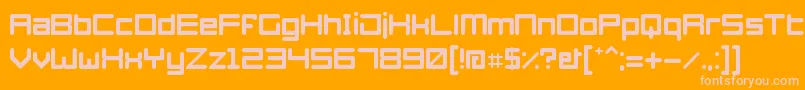 En savoir plus sur la police Azertyperegular Police Azertyperegular – polices roses sur fond orange