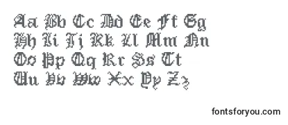 PixeledEnglishFont-fontti
