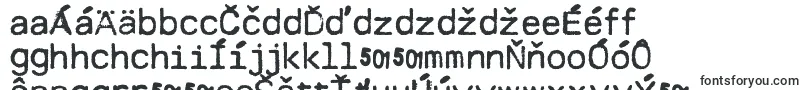 Lisätietoja ModernTypewriter-fontista ModernTypewriter-fontti – slovakian fontit