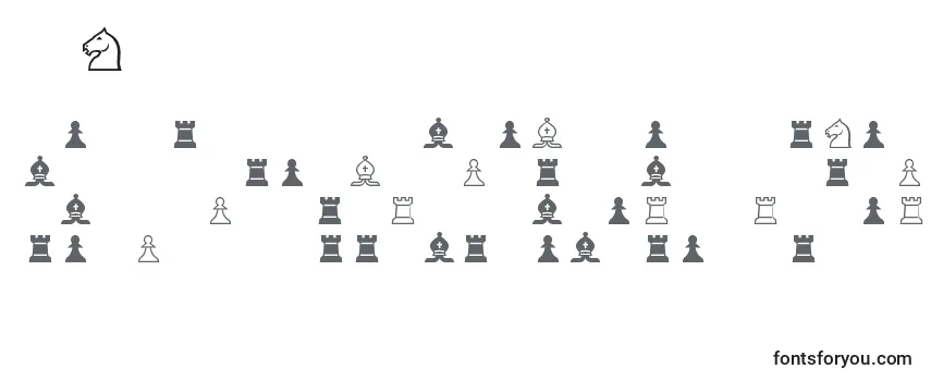 Шрифт Chess