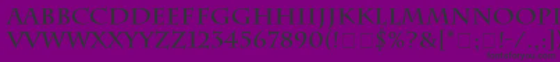 CharlesworthBold Font – Black Fonts on Purple Background