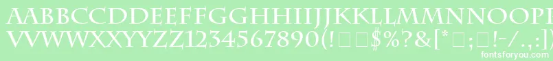 CharlesworthBold Font – White Fonts on Green Background