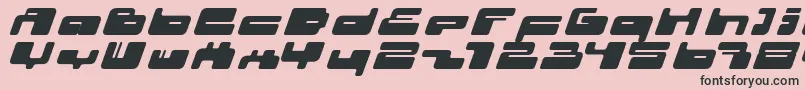 02.10ItalFenotype Font – Black Fonts on Pink Background