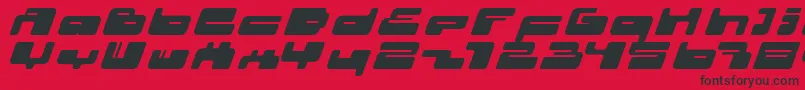 02.10ItalFenotype Font – Black Fonts on Red Background