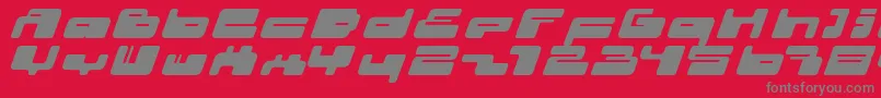 02.10ItalFenotype Font – Gray Fonts on Red Background