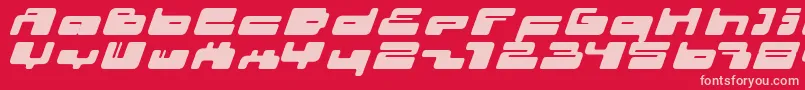02.10ItalFenotype Font – Pink Fonts on Red Background
