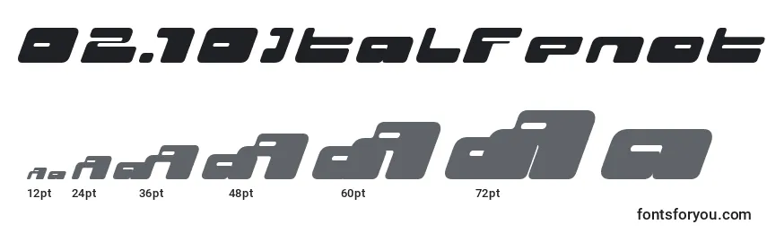 02.10ItalFenotype Font Sizes