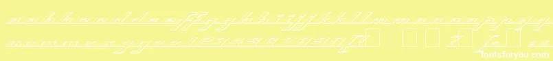 Topso ffy Font – White Fonts on Yellow Background
