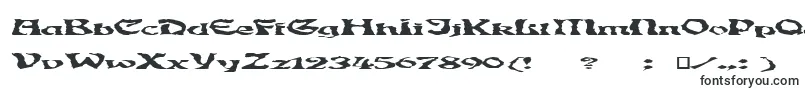 Ghoulybooly-fontti – Alkavat G:lla olevat fontit