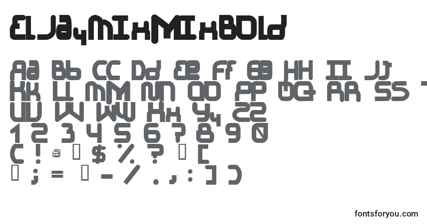 ElJayMixmixBold Font – alphabet, numbers, special characters