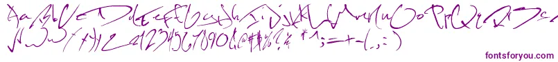 Kevinwildfont Font – Purple Fonts
