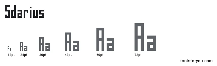 5darius Font Sizes