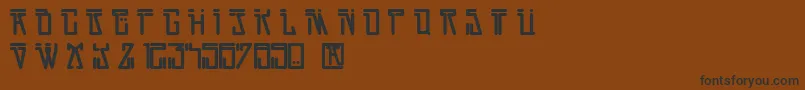 Więcej informacji o czcionce DirtyVega Czcionka DirtyVega – czarne czcionki na brązowym tle