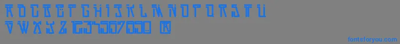 Więcej informacji o czcionce DirtyVega Czcionka DirtyVega – niebieskie czcionki na szarym tle
