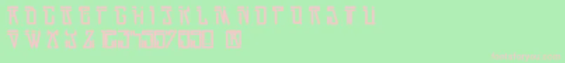 DirtyVega Font – Pink Fonts on Green Background