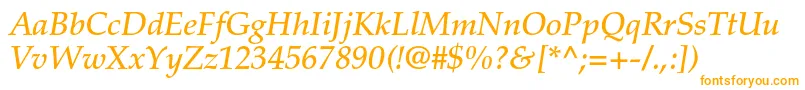 PalatinoltstdMediumitalic Font – Orange Fonts