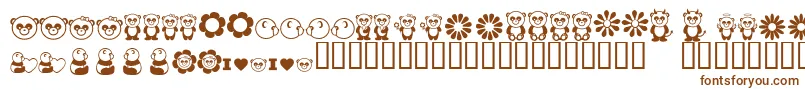 Pandamonium Font – Brown Fonts on White Background