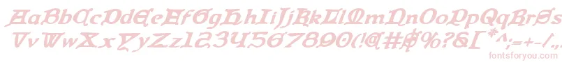 QueenCountryBoldItalic Font – Pink Fonts