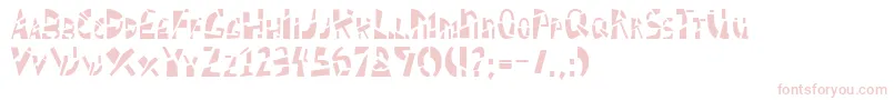 Schizm ffy Font – Pink Fonts on White Background