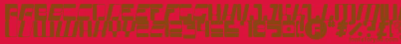 Saiba mais sobre a fonte Entraterrestrial Fonte Entraterrestrial – fontes marrons em um fundo vermelho