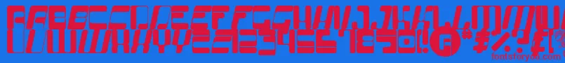 Más sobre la fuente Entraterrestrial fuente Entraterrestrial – Fuentes Rojas Sobre Fondo Azul