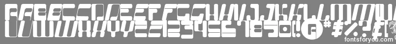 More about Entraterrestrial Font Entraterrestrial Font – White Fonts on Gray Background