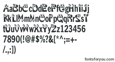 Kahorriblesquish font